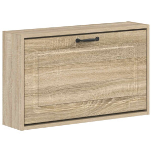 vidaXL Wandgemonteerde Schoenkast UTRECHT 71 x 17 x 43 cm Bewerkt hout