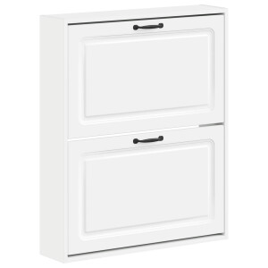 vidaXL Wandgemonteerde Schoenkast UTRECHT 71 x 17 x 86 cm Bewerkt hout
