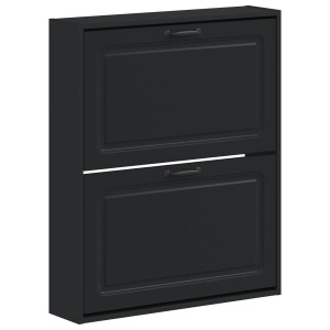vidaXL Wandgemonteerde Schoenkast UTRECHT 71 x 17 x 86 cm Bewerkt hout
