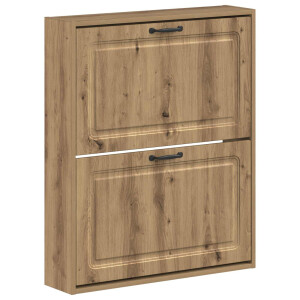 vidaXL Wandgemonteerde Schoenkast UTRECHT 71 x 17 x 86 cm Bewerkt hout