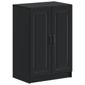 vidaXL Schoenenkast UTRECHT 59,5 x 39,5 x 87 cm Bewerkt hout Zwart