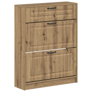 vidaXL Schoenenkast UTRECHT 78 x 24 x 100 cm Bewerkt hout