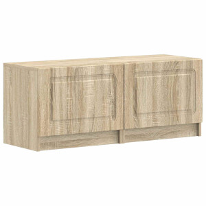 vidaXL Tv-meubel Sonoma Eiken Bewerkt hout