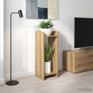 vidaXL Plantenstandaard Artisan Eik 30 x 30 x 80 cm Geconstrueerd hout
