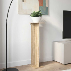 vidaXL Plantenstandaard 2 pcs Sonoma Eiken 25 x 25,5 x 100,5 cm