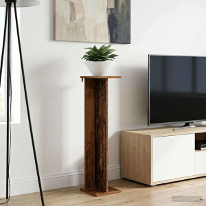 vidaXL Plantenstandaard 2 pcs Oudhout 25 x 25,5 x 100,5 cm