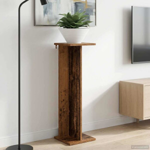 vidaXL Plantenstandaard Oudhout 25 x 25,5 x 80,5 cm Geconstrueerd hout