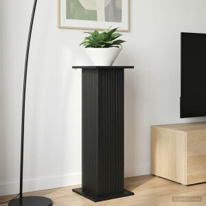 vidaXL Plantenstandaard Zwart 30,5 x 30 x 100,5 cm Bewerkt hout