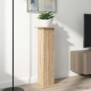 vidaXL Plantenstandaard 2 pcs Sonoma Eiken 30,5 x 30 x 100,5 cm