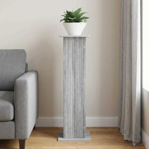 vidaXL Plantenstandaard Grijs sonoma 30,5 x 30 x 100,5 cm Bewerkt hout