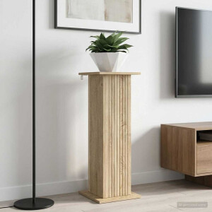 vidaXL Plantenstandaard Sonoma Eiken 30,5 x 30 x 80,5 cm Bewerkt hout
