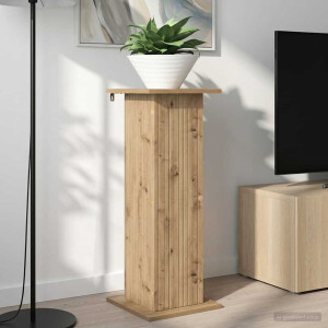 vidaXL Plantenstandaard 2 pcs Artisanaal eiken 30,5 x 30 x 80,5 cm