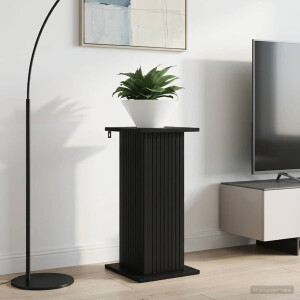 vidaXL Plantenstandaard Zwart 30,5 x 30 x 60,5 cm Bewerkt hout
