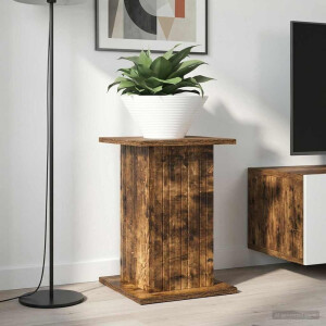 vidaXL Plantenstandaard 2 pcs Gerookt eiken 30,5 x 30 x 43 cm