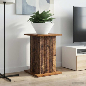 vidaXL Plantenstandaard Oud hout 30,5 x 30 x 43 cm Bewerkt hout