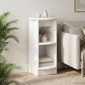 vidaXL Bijzetkast Wit Geconstrueerd hout