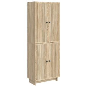 vidaXL Kastenset 2 pcs Sonoma Eiken 66 x 34,5 x 90 cm Bewerkt hout