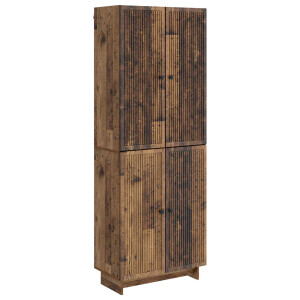 vidaXL Kastenset 2 pcs Oud hout 66 x 34,5 x 90 cm Bewerkt hout