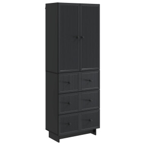 vidaXL Kastenset 2 pcs 66 x 34,5 x 90 cm Bewerkt hout