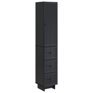 vidaXL Kastenset 2 pcs 33 x 34,5 x 90 cm Bewerkt hout