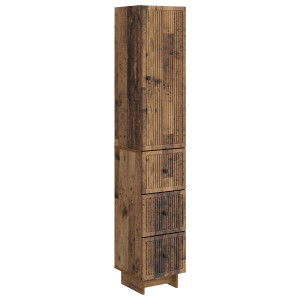 vidaXL Kastenset 2 pcs Oud hout 33 x 34,5 x 90 cm Bewerkt hout