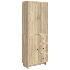 vidaXL Kastenset 2 pcs 66 x 34,5 x 90 cm Bewerkt hout