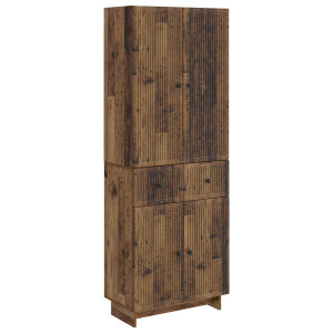 vidaXL Kastenset 2 pcs 66 x 34,5 x 90 cm Bewerkt hout