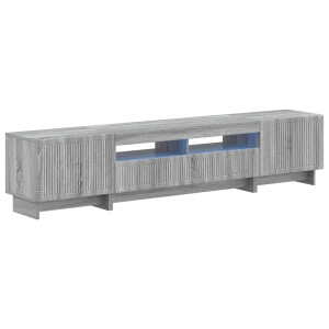vidaXL 5-delige LED TV-kast Grijs Sonoma Bewerkt hout