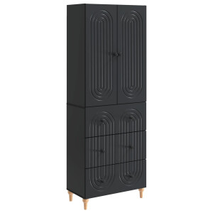 vidaXL Kastenset 2 pcs 66 x 34,5 x 90 cm Bewerkt hout