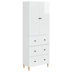 vidaXL Kastenset 2 pcs 66 x 34,5 x 90 cm Bewerkt hout
