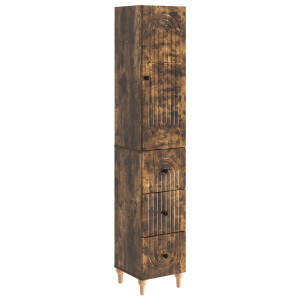 vidaXL Kastenset 2 pcs 33 x 34,5 x 90 cm Bewerkt hout