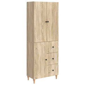 vidaXL Kastenset 2 pcs 66 x 34,5 x 90 cm Bewerkt hout
