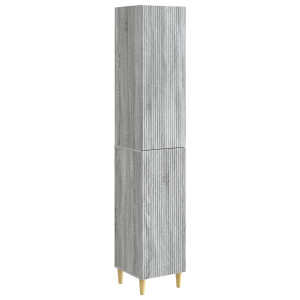 vidaXL Kastenset 2 pcs 33 x 34,5 x 90 cm Bewerkt hout