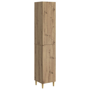 vidaXL Kastenset 2 pcs 33 x 34,5 x 90 cm Bewerkt hout