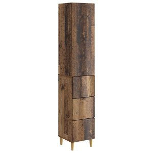 vidaXL Kastenset 2 pcs 33 x 34,5 x 90 cm Bewerkt hout