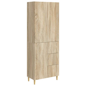 vidaXL Kastenset 2 pcs 66 x 34,5 x 90 cm Bewerkt hout