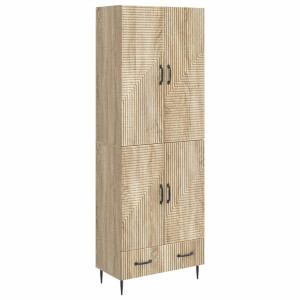 vidaXL Kastenset 2 pcs 66 x 34,5 x 95 cm Bewerkt hout