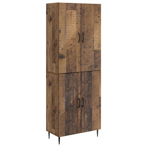 vidaXL Kastenset 2 pcs 66 x 34,5 x 89,5 cm Bewerkt hout