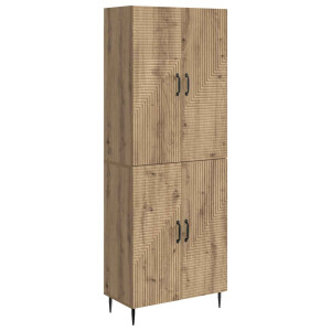 vidaXL Kastenset 2 pcs 66 x 34,5 x 89,5 cm Bewerkt hout