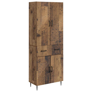 vidaXL Kastenset 2 pcs Oud hout 66 x 34,5 x 89,5 cm Bewerkt hout
