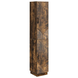 vidaXL Kastenset 2 pcs Gerookt eiken Bewerkt hout