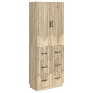 vidaXL Kastenset 2 pcs Sonoma Eiken 66 x 34,5 x 87 cm Bewerkt hout