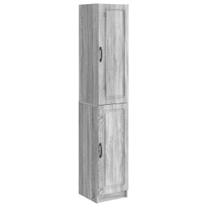 vidaXL Kastenset 2 pcs Grijs Sonoma Bewerkt hout