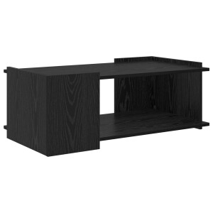 vidaXL Salontafel Zwart eiken 90 x 50 x 33 cm Bewerkt hout
