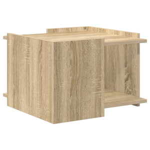 vidaXL Salontafel Sonoma Eiken 50,5 x 50 x 33 cm Bewerkt hout