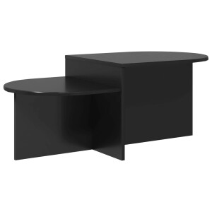 vidaXL Salontafel Zwart eiken 100 x 50 x 40 cm Bewerkt hout