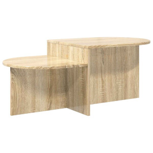 vidaXL Salontafel Sonoma Eiken 100 x 50 x 40 cm Bewerkt hout