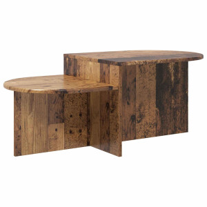 vidaXL Salontafel Oud hout 100 x 50 x 40 cm Bewerkt hout