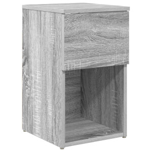vidaXL Bed kast Grijs sonoma 29 x 31,5 x 49 cm Bewerkt hout