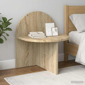 vidaXL Nachtkastje Sonoma Eiken 40 x 35,5 x 45,5 cm Geconstrueerd hout